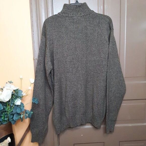 Oscar De La Renta Men size L Quarter Zip Pullover Sweater - Picture 3 of 10